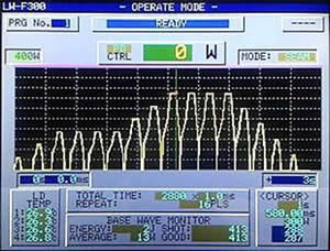 Waveform Control Screen