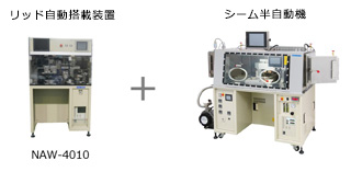構成例2：シーム半自動機器の組合せ 