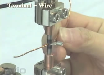 Welding of insulated wire