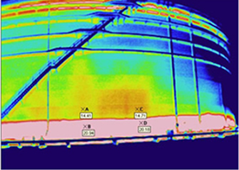 原油備蓄タンク　スラッジ堆積高さの推定