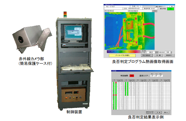 図：振動溶着機用製品良否判定システム