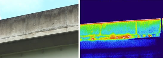 構造物の剥離診断