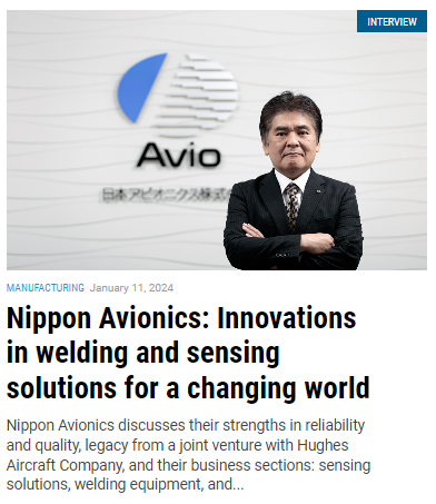 The Worldfolio: Nippon Avionics: Innovations in welding and sensing solutions for a changing world