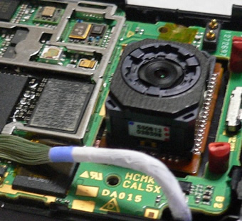 写真:携帯電話/モジュール実装図