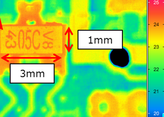 電子部品の異常箇所特定