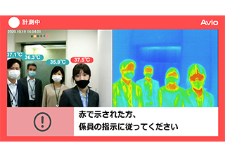 測定者画面(ウォークスルーモード)